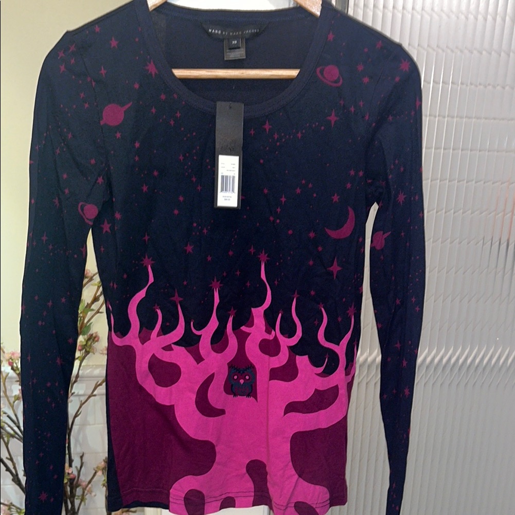 Marc By Marc Jacobs 100 Cotton Long Sleeve Top Brand New With Tags Xs Marc By Marc Jacobs 100 Cotton Long Sleeve Top Brand New With Tags Xs